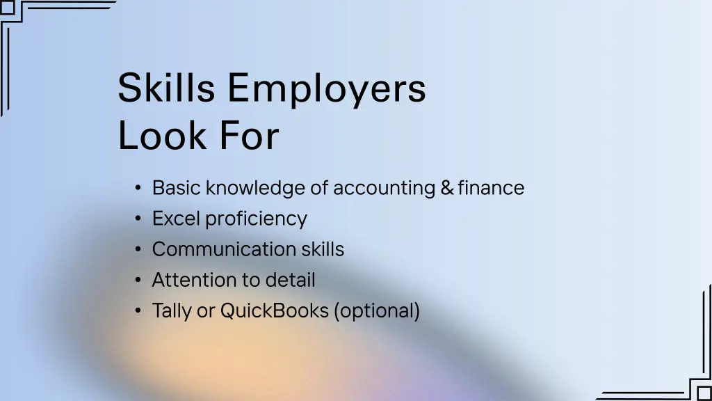 skills employers look for