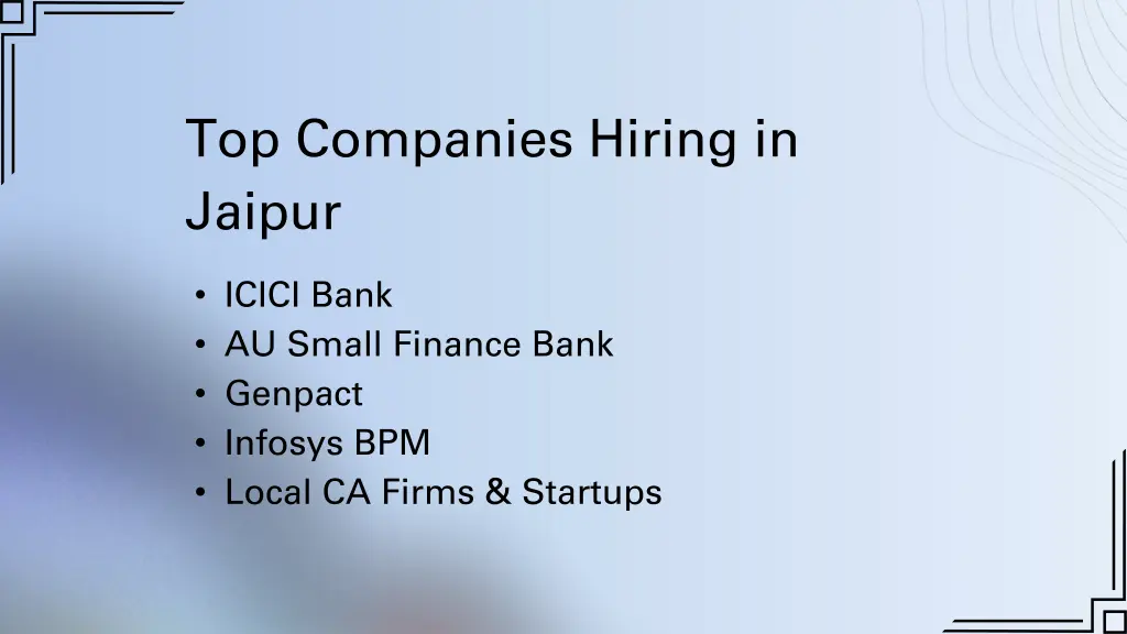 top companies hiring in jaipur