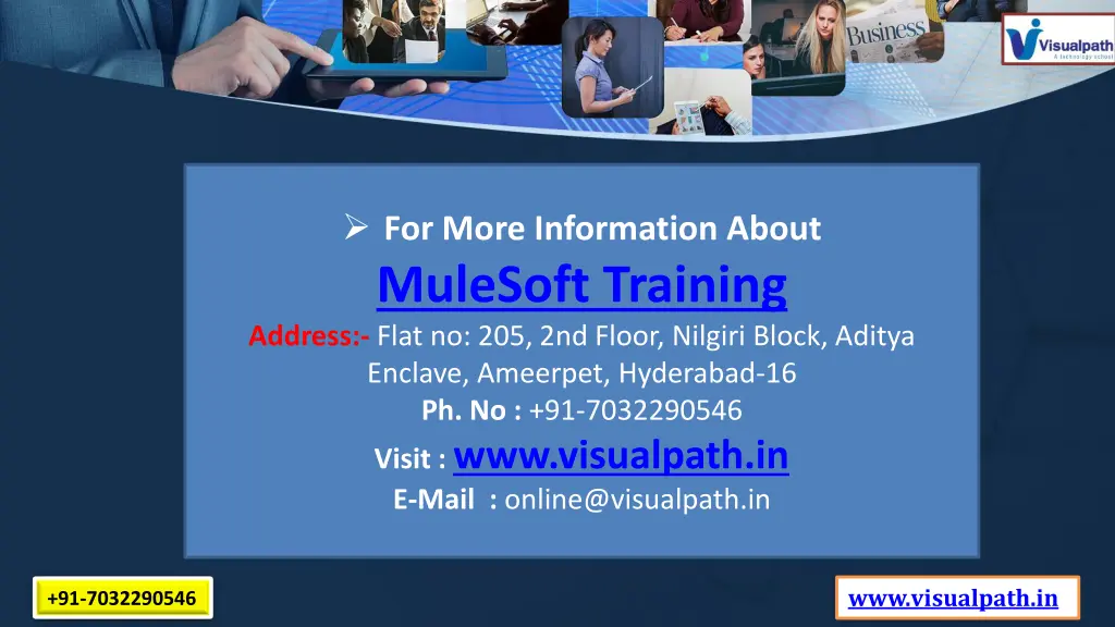 for more information about mulesoft training