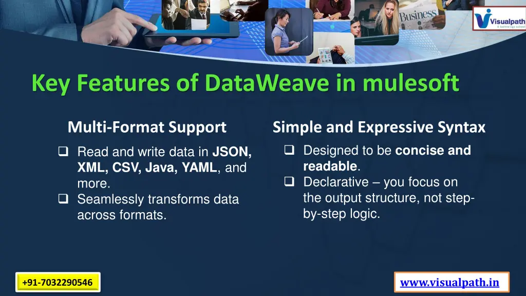 key features of dataweave in mulesoft