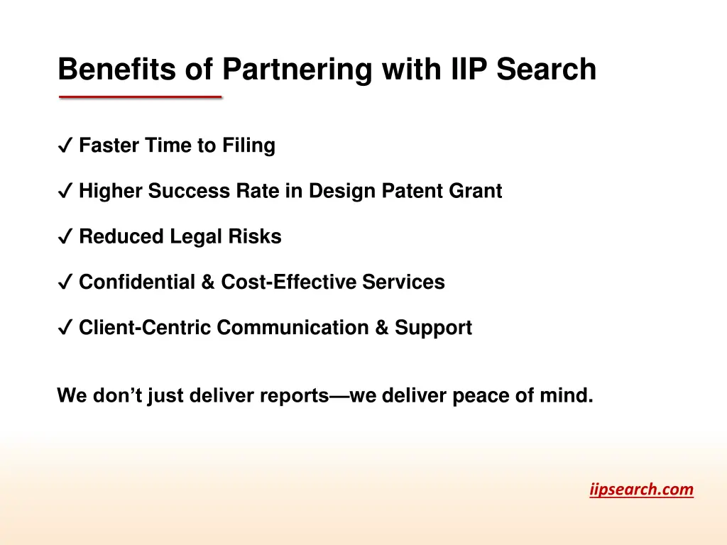 benefits of partnering with iip search