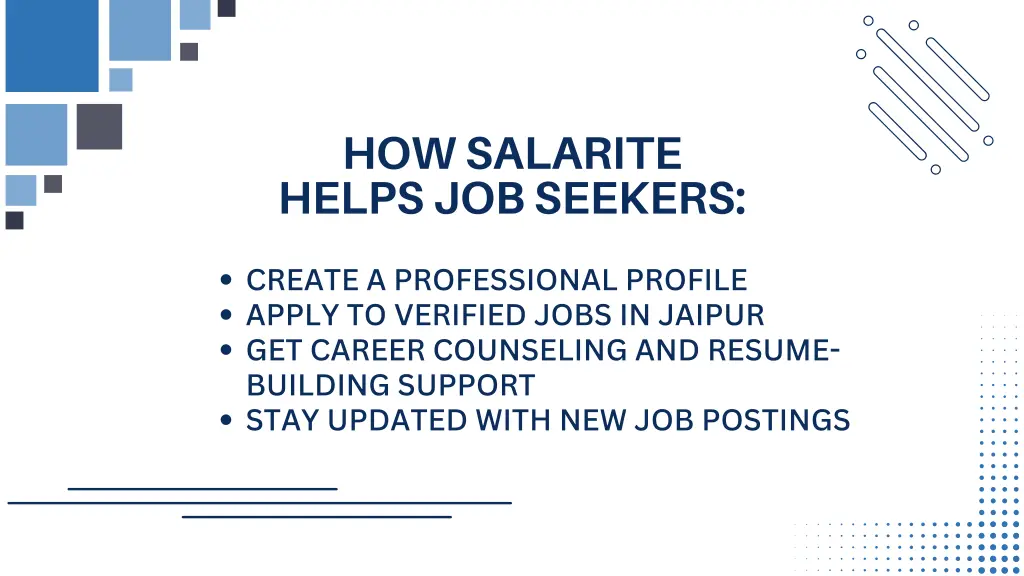 how salarite helps job seekers