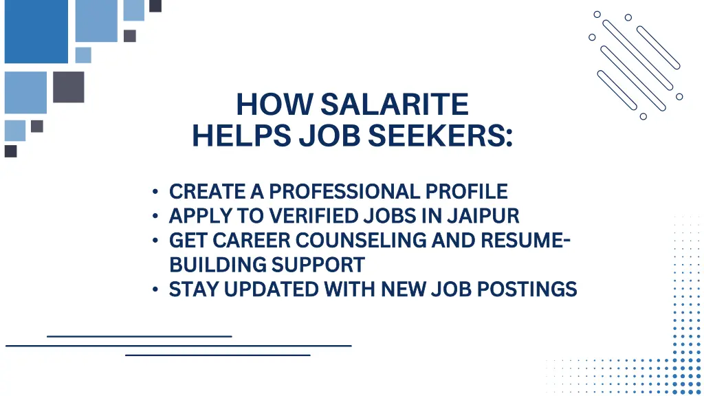 how salarite helps job seekers
