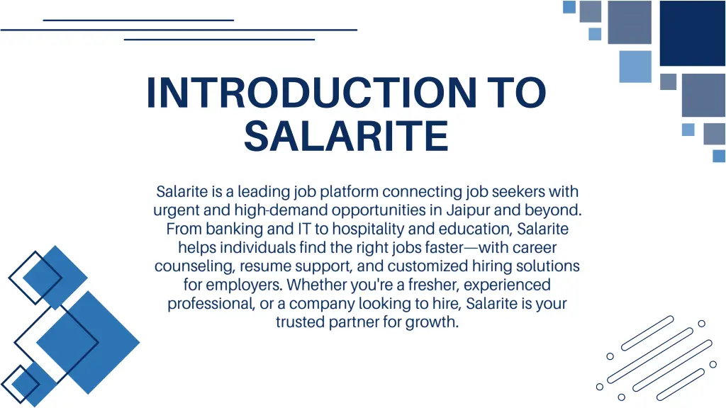 introduction to salarite
