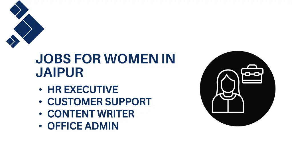 jobs for women in jaipur hr executive