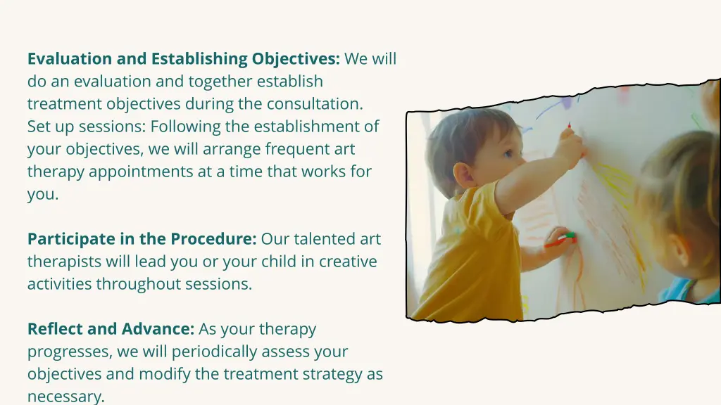 evaluation and establishing objectives we will