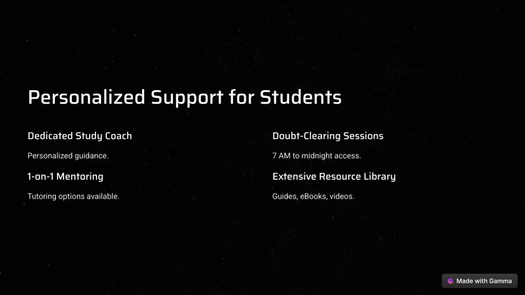 personalized support for students