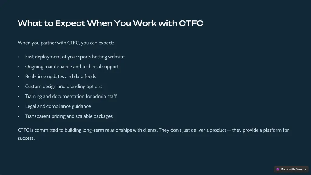 what to expect when you work with ctfc what