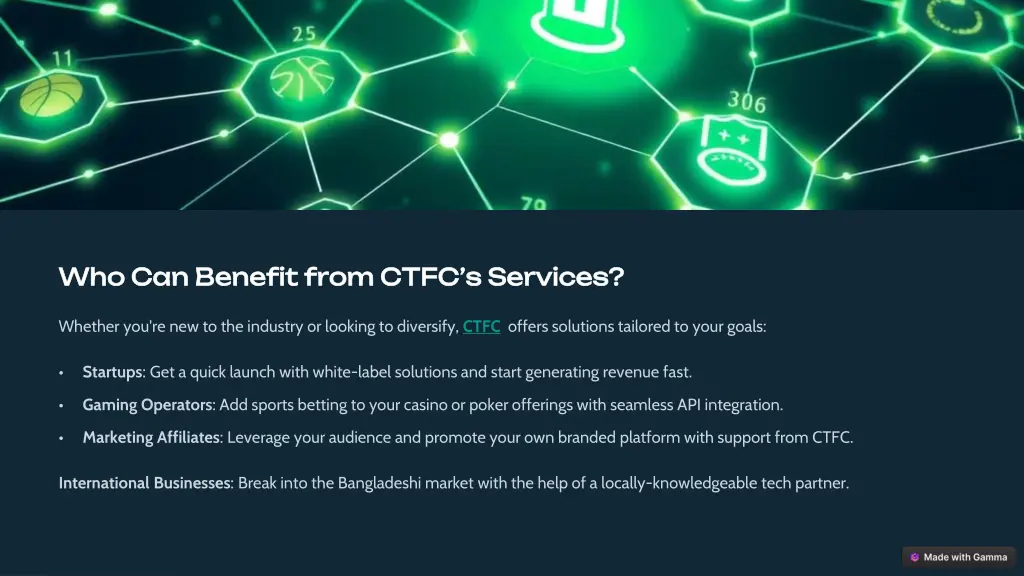 who can benefit from ctfc s services