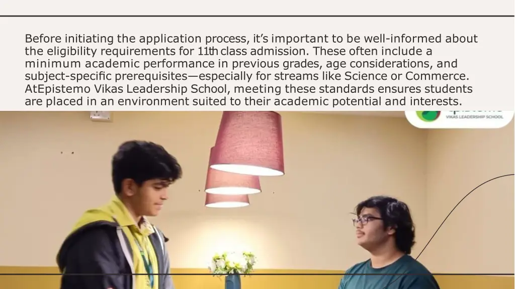 before initiating the application process