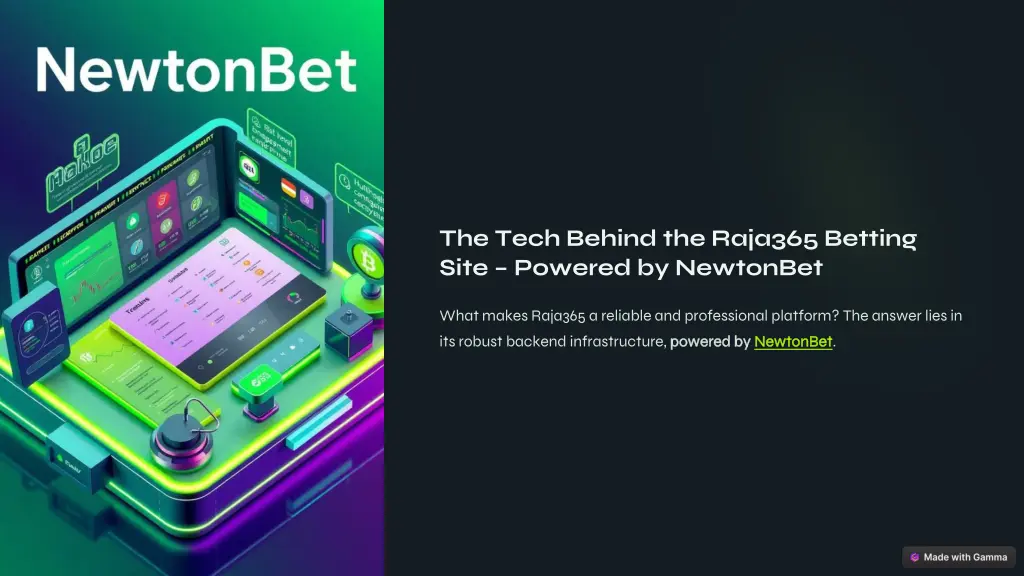 the tech behind the raja365 betting site powered