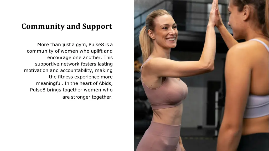 community and support