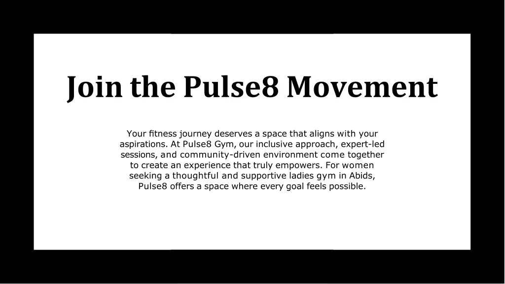 join the pulse8 movement