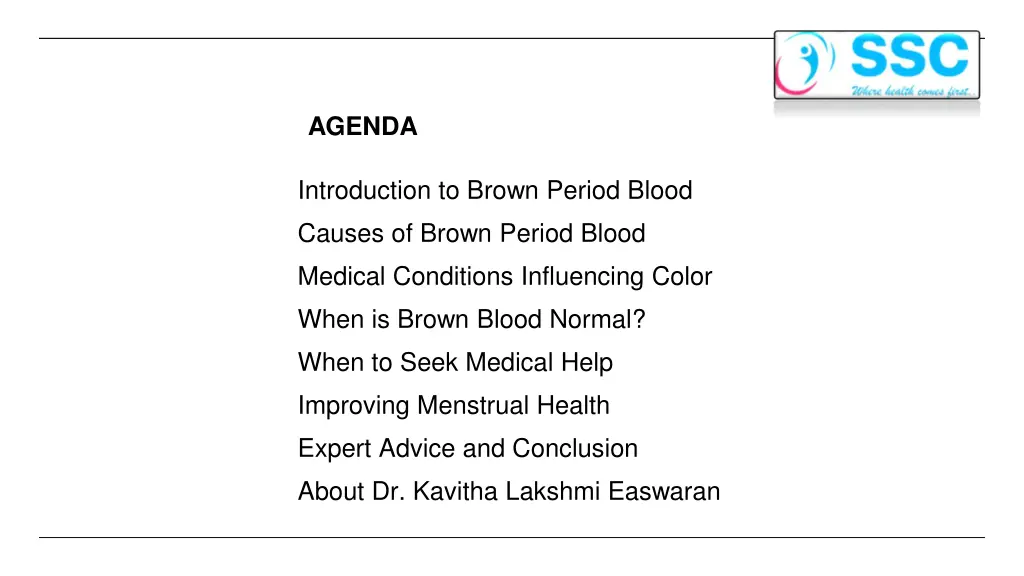 agenda