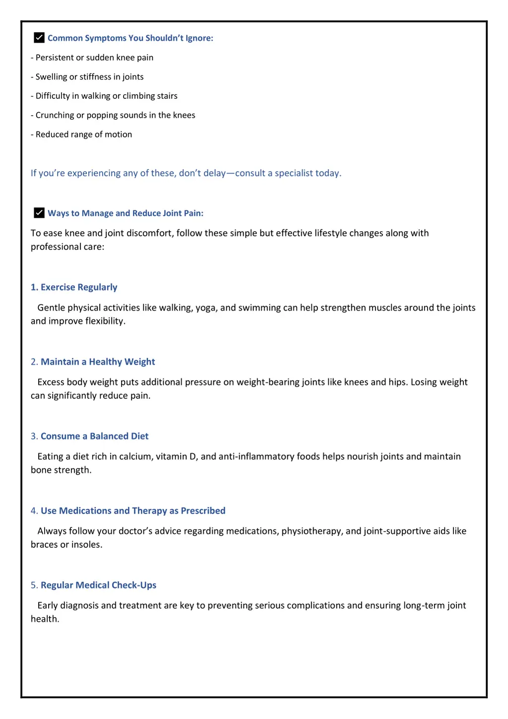 common symptoms you shouldn t ignore
