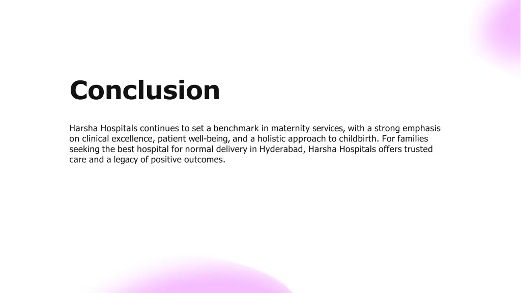 conclusion