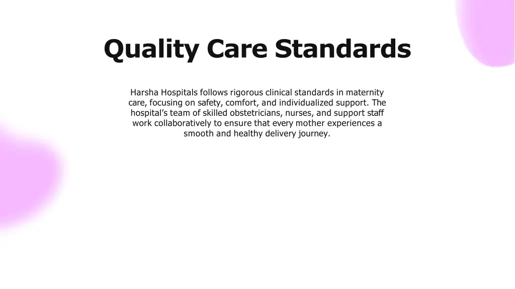 quality care standards