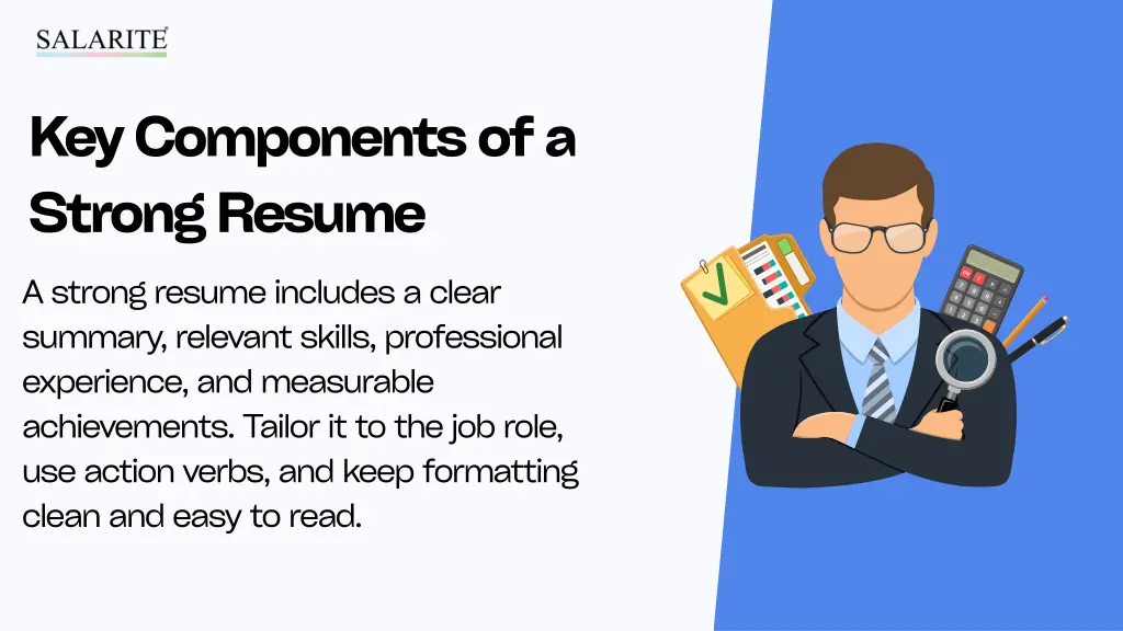 key components of a strong resume