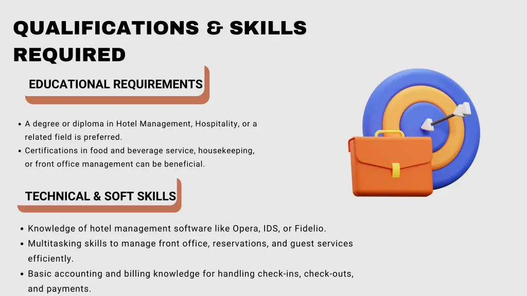 qualifications skills required