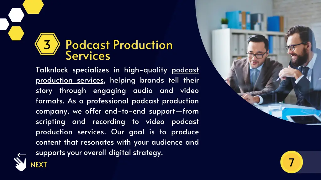 podcast production services talknlock specializes