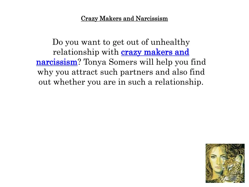 crazy makers and narcissism crazy makers