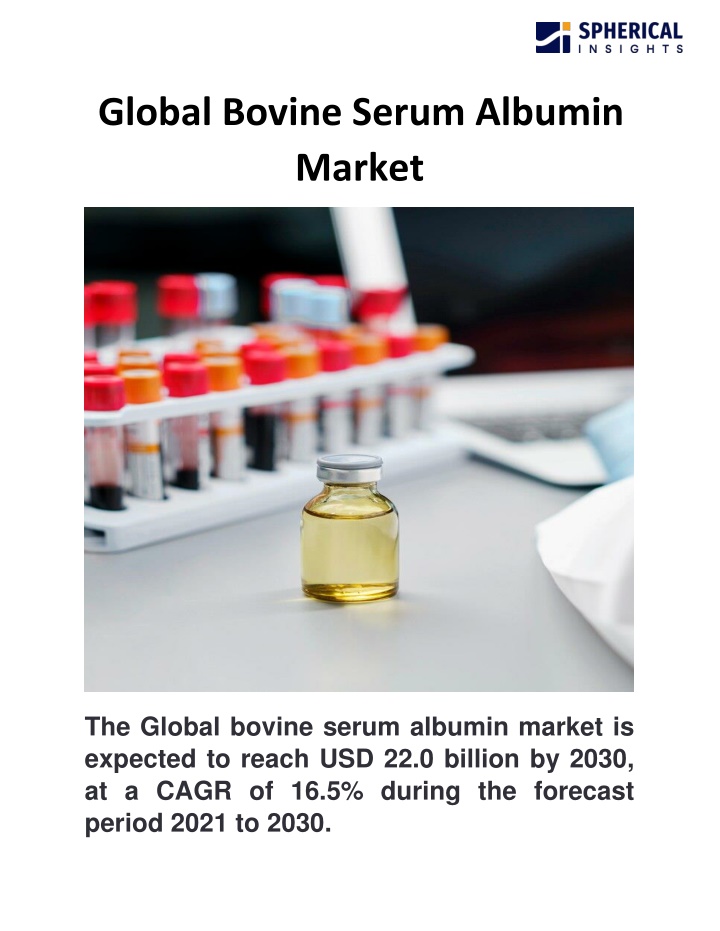 global bovine serum albumin market