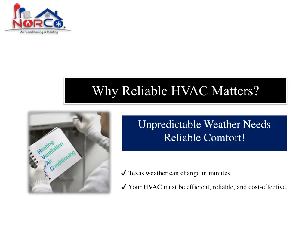 why reliable hvac matters