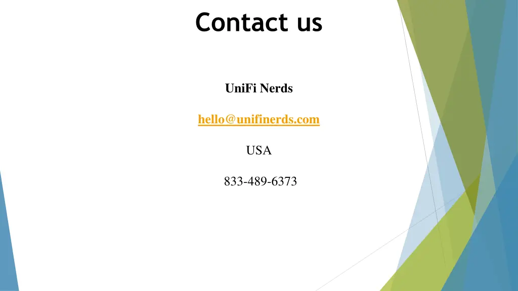 contact us