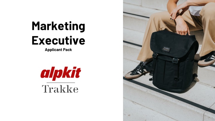 marketing executive applicant pack