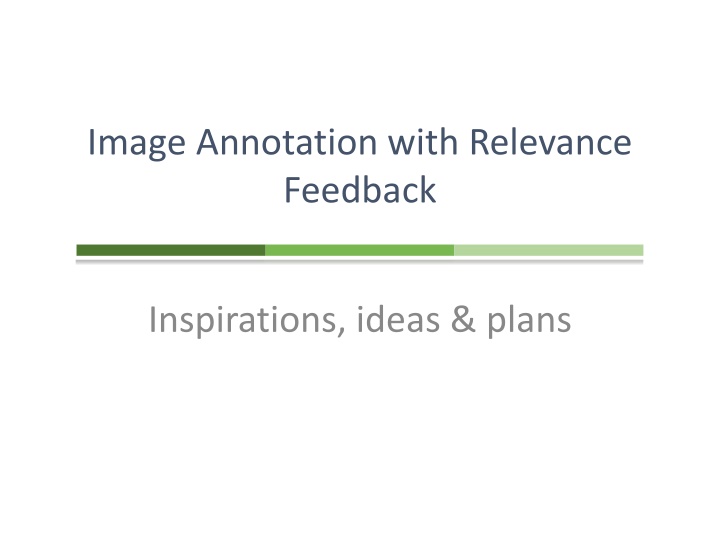 image annotation with relevance feedback