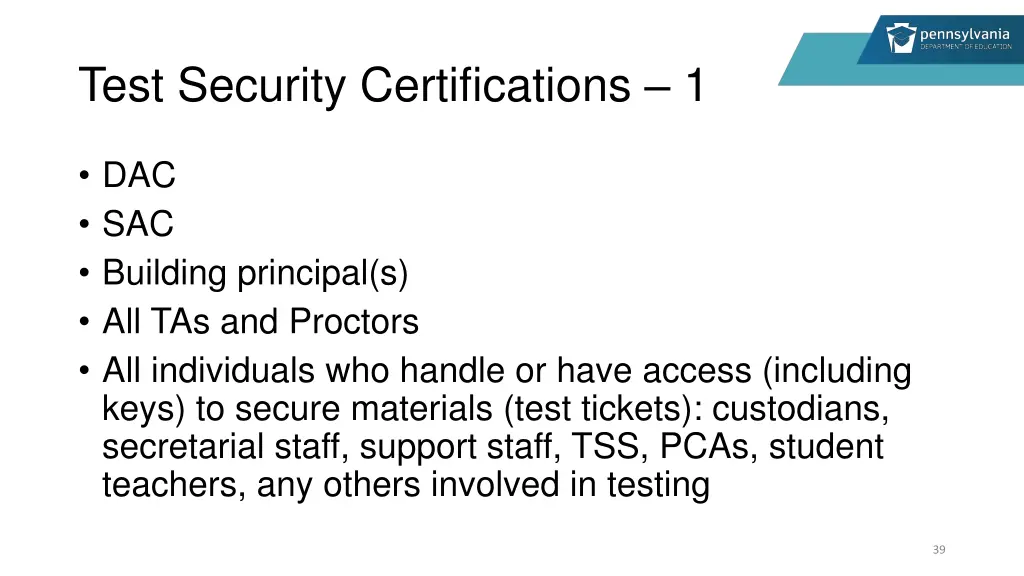 test security certifications 1