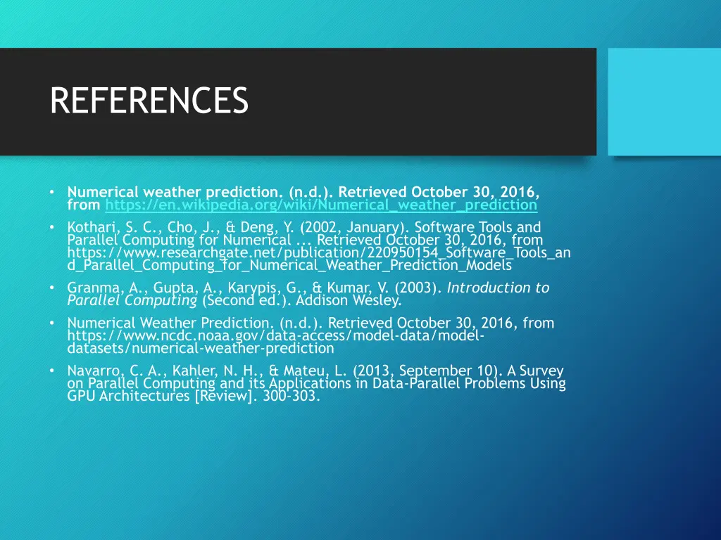 references