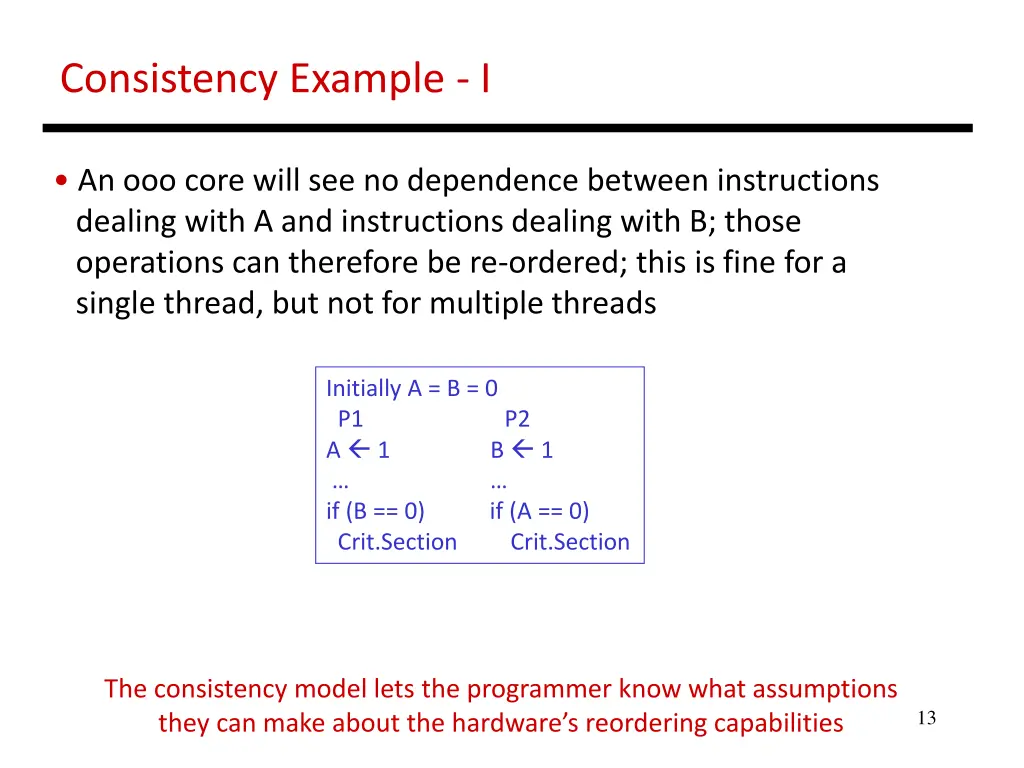 consistency example i