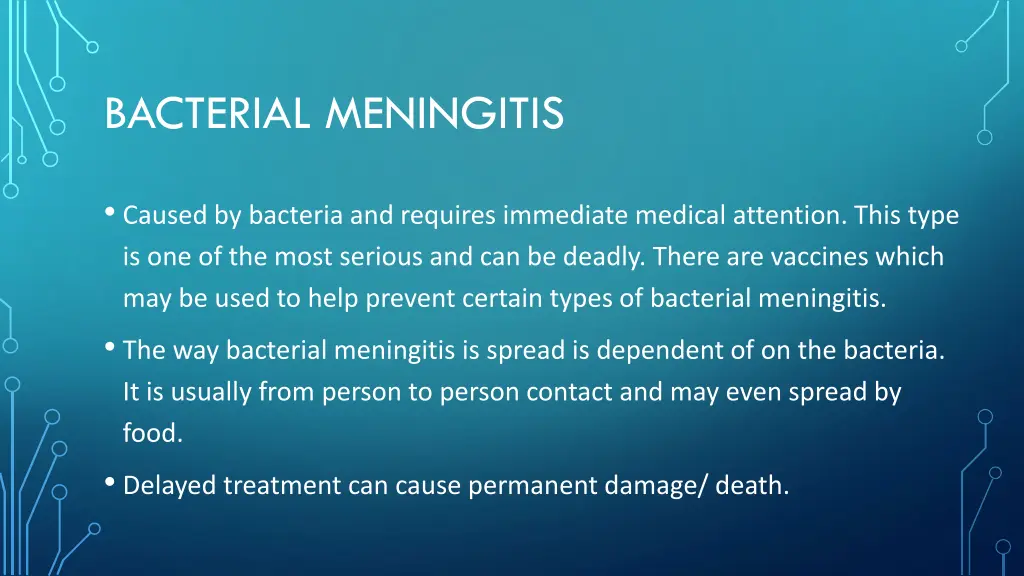 bacterial meningitis 1