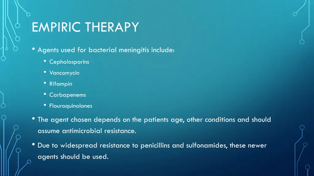 empiric therapy