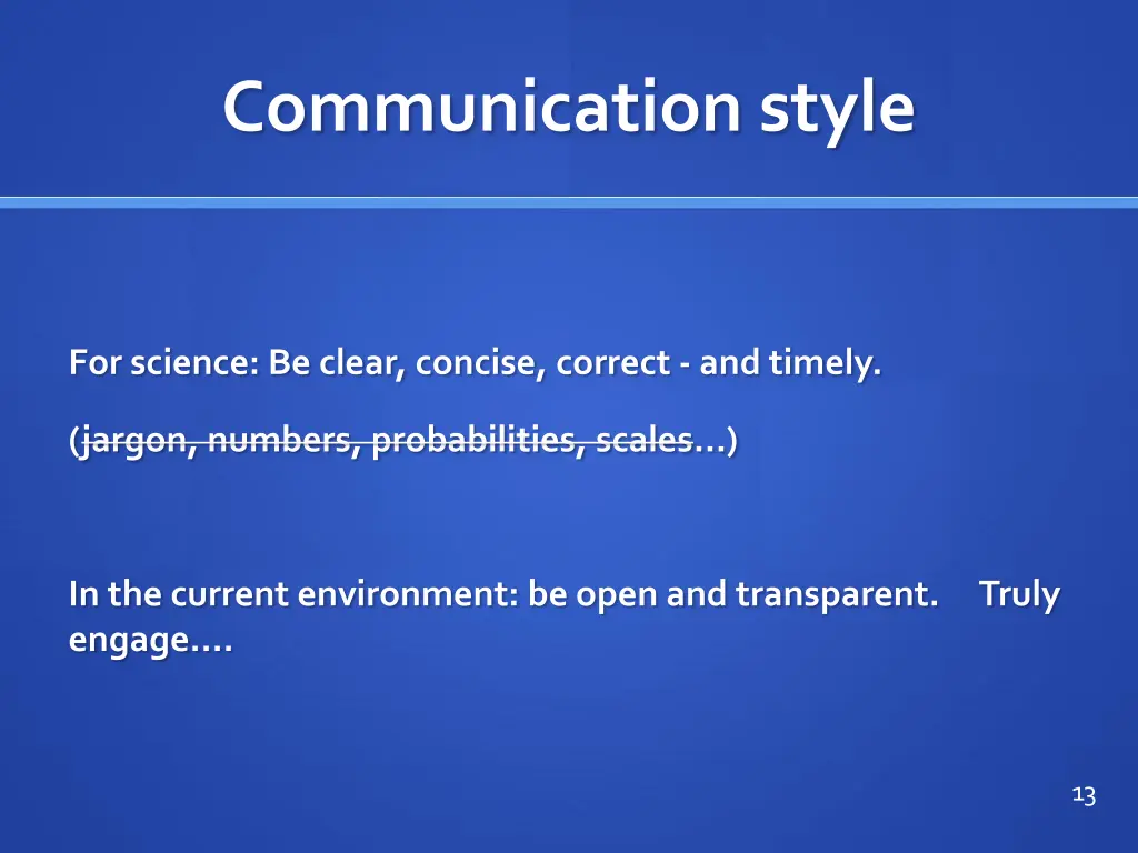 communication style
