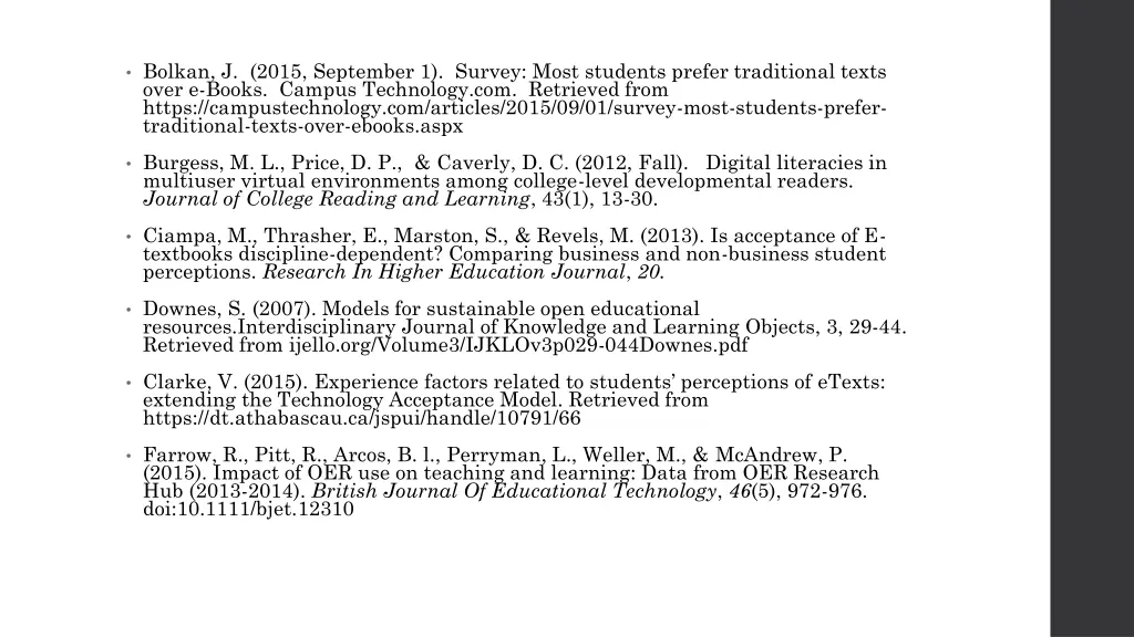 bolkan j 2015 september 1 survey most students