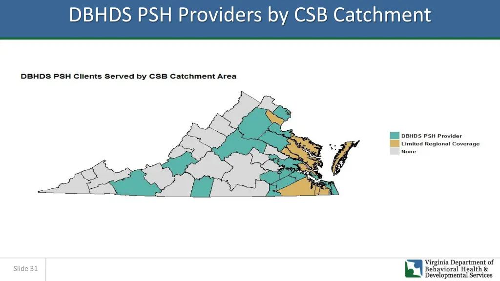 dbhds psh providers by csb catchment
