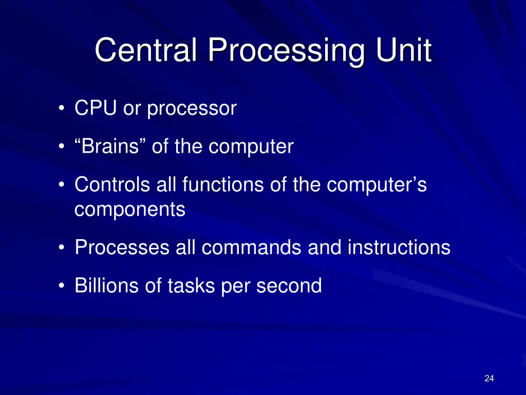 central processing unit