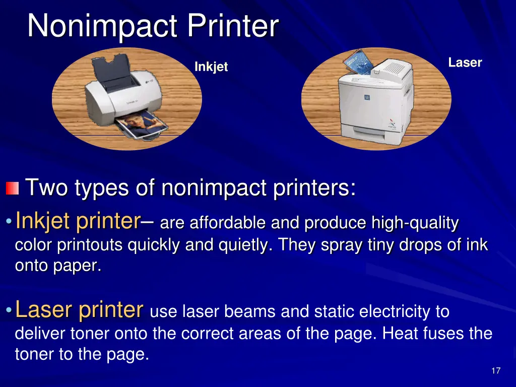 nonimpact printer