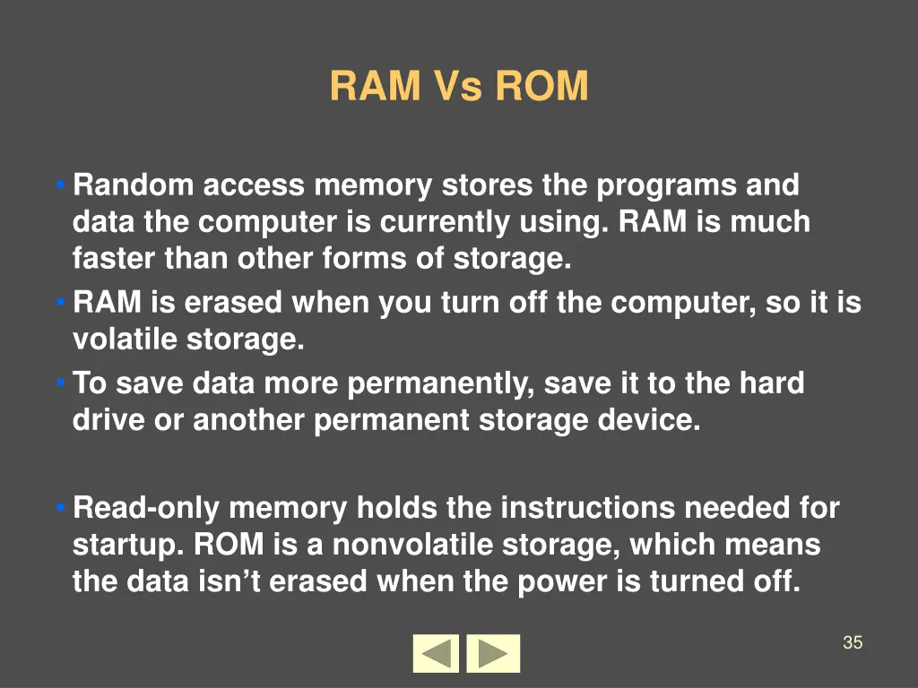 ram vs rom