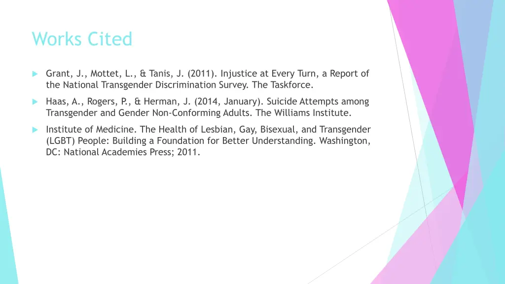 works cited