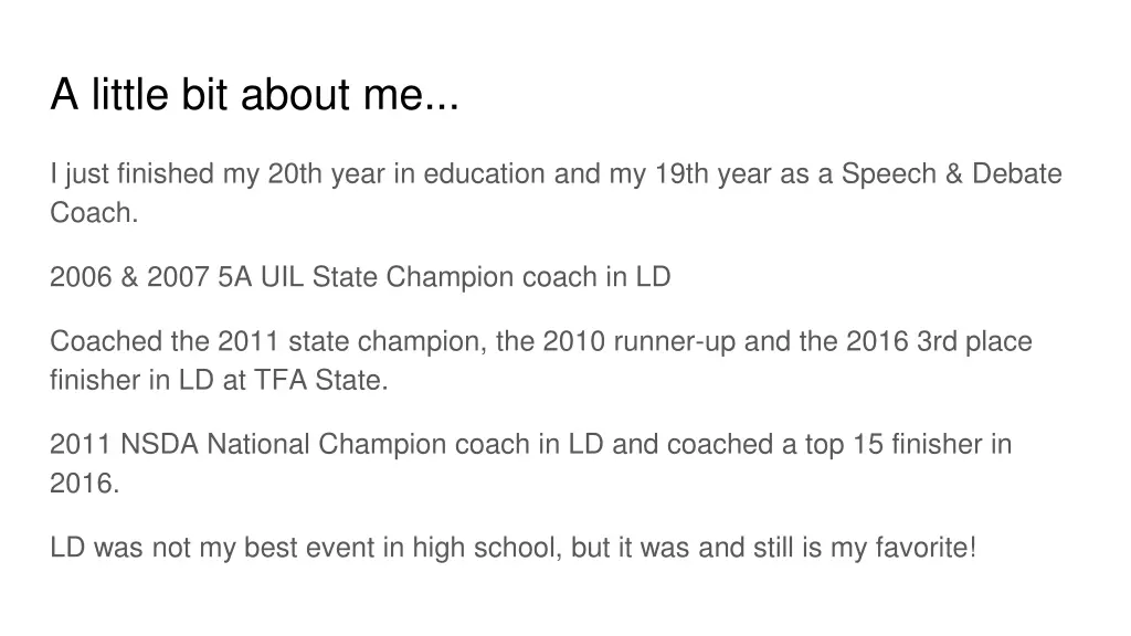 a little bit about me