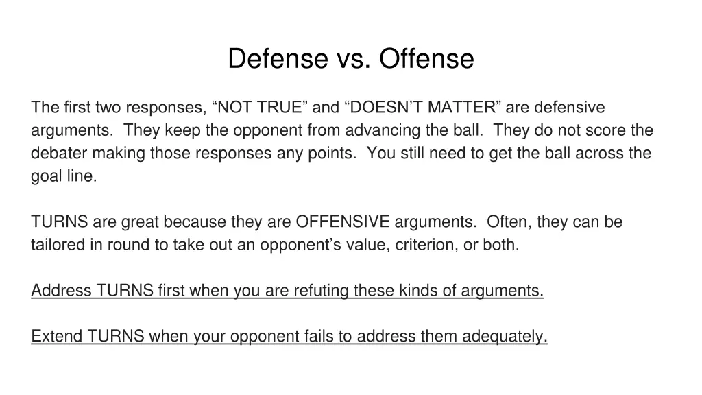 defense vs offense 1