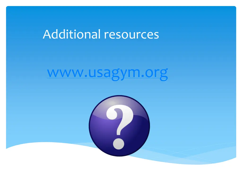 additional resources
