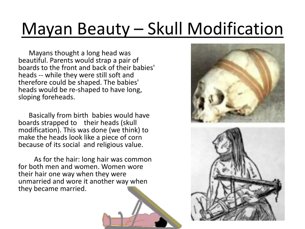mayan beauty skull modification