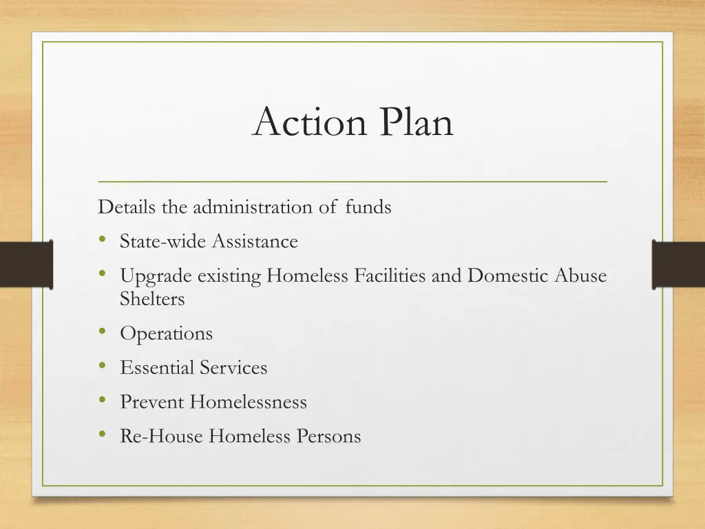 action plan