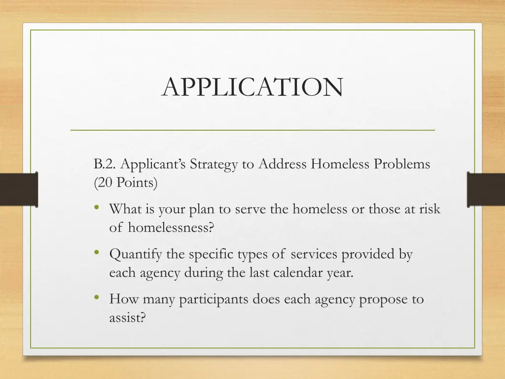 application 1