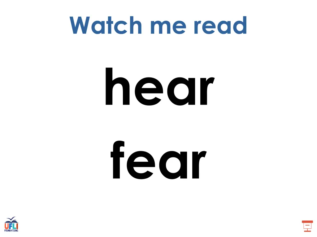 hear fear