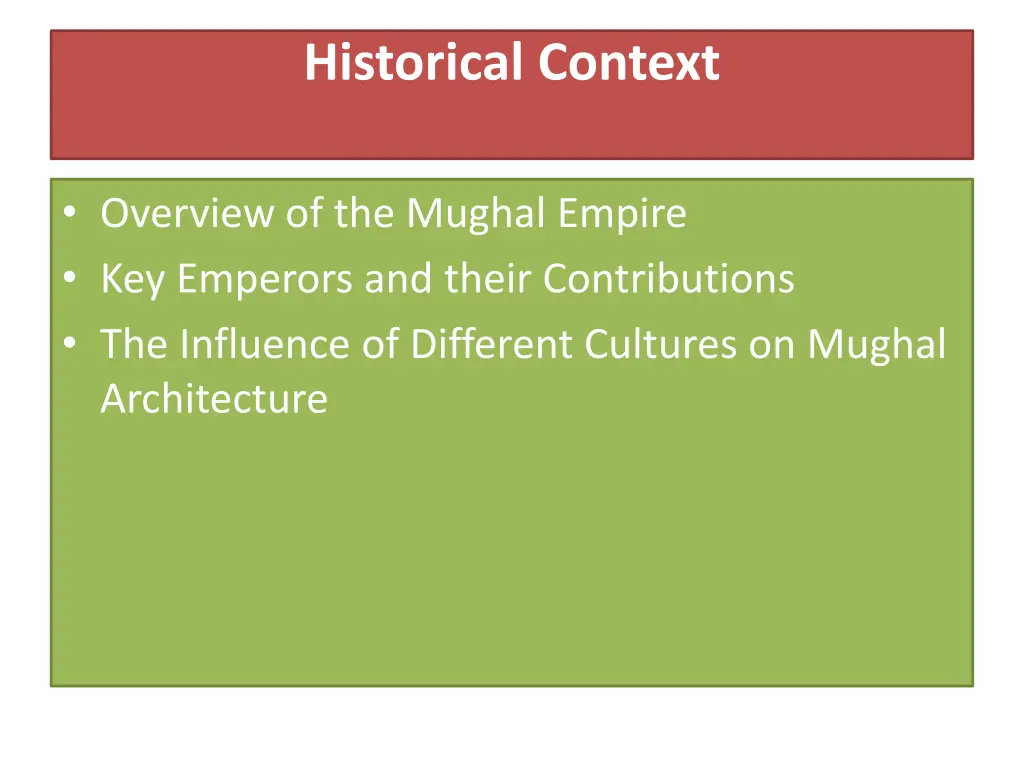 historical context